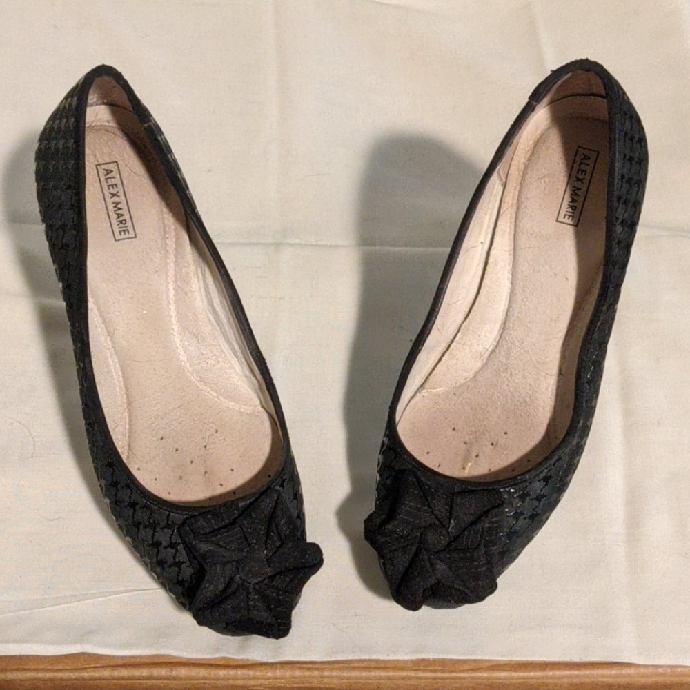 Alex Marie black flats